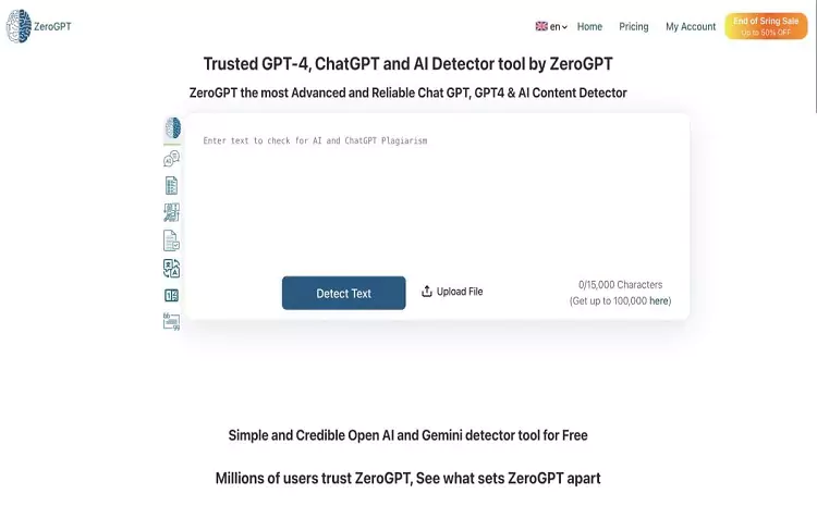 AI Detector by ZeroGPT